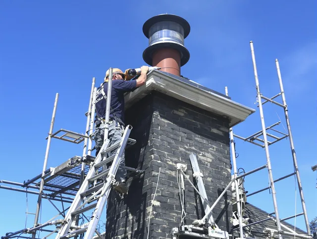 Sturdy chimney crown finished by Garfield Heights Chimney Sweep in Garfield Heights, OH