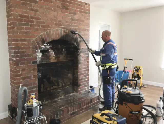 Garfield Heights Chimney Sweep expert performing detailed chimney sweep in Garfield Heights, OH