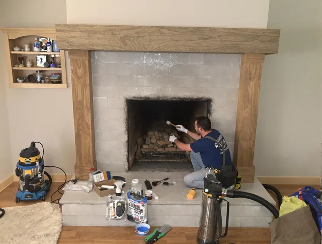 Detailed creosote removal process by Garfield Heights Chimney Sweep in Garfield Heights, OH