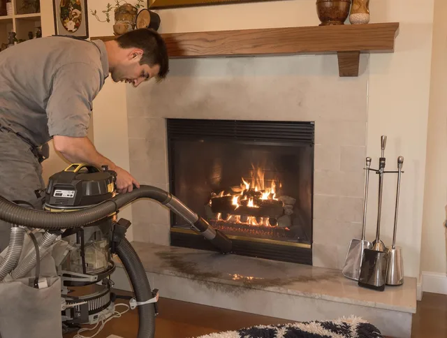 Routine fireplace upkeep by Garfield Heights Chimney Sweep in Garfield Heights, OH