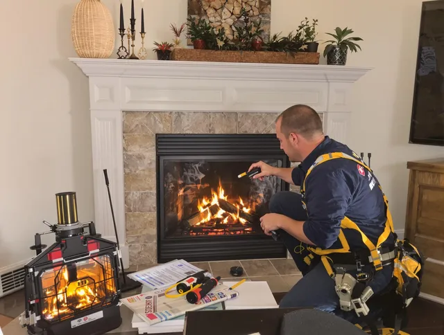 Safety-focused fireplace inspection by Garfield Heights Chimney Sweep in Garfield Heights, OH