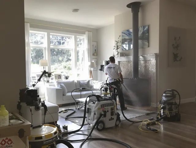 Soot removal service by Garfield Heights Chimney Sweep for a fireplace in Garfield Heights, OH